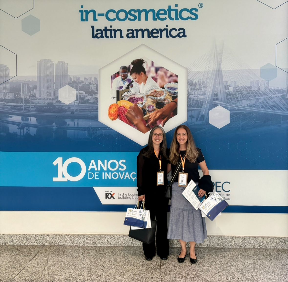 ABIFRA marca presença na in-cosmetics Latin America 2024