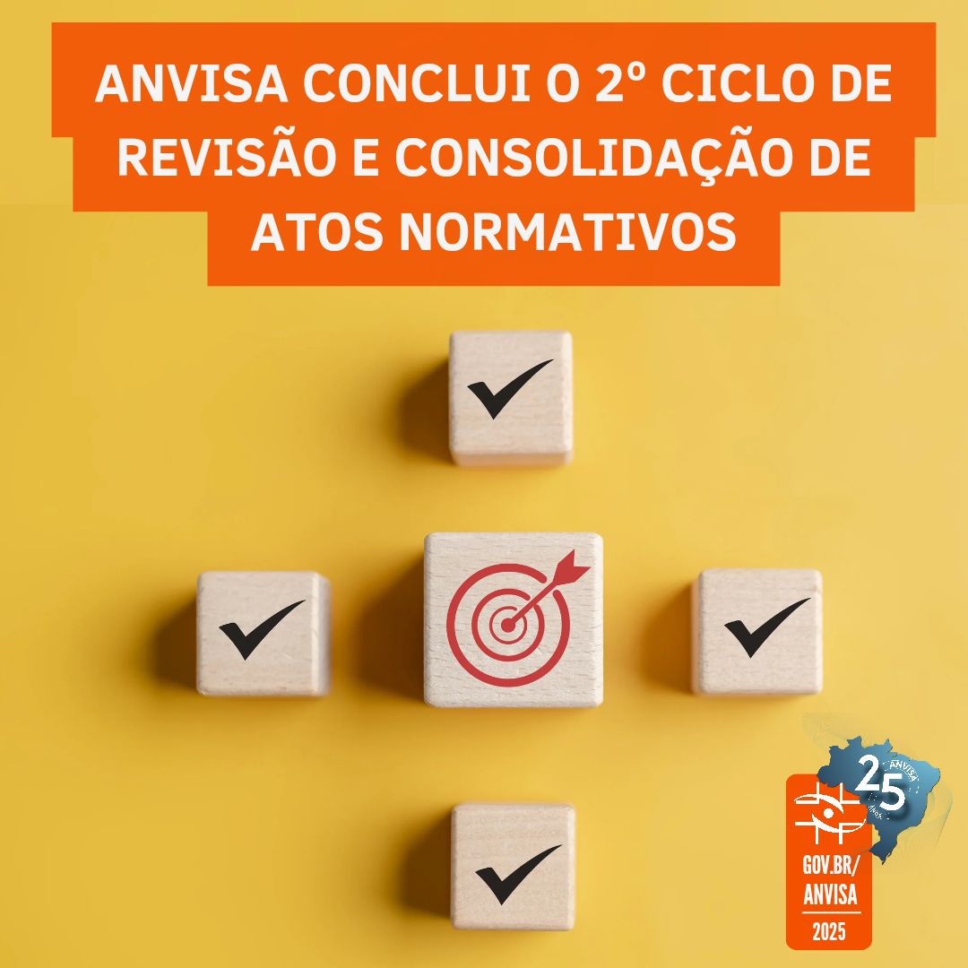 Anvisa conclui 2º ciclo de revisão e consolidação de atos normativos