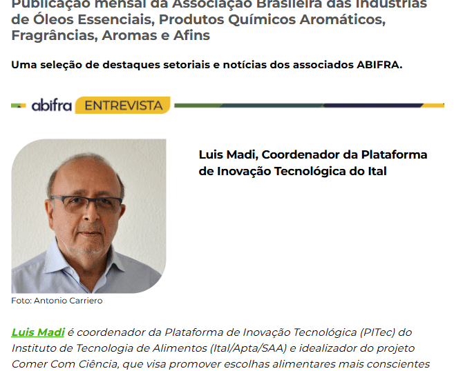 Entrevista com Luis Madi, Coordenador da Plataforma de Inovação Tecnológica do Ital