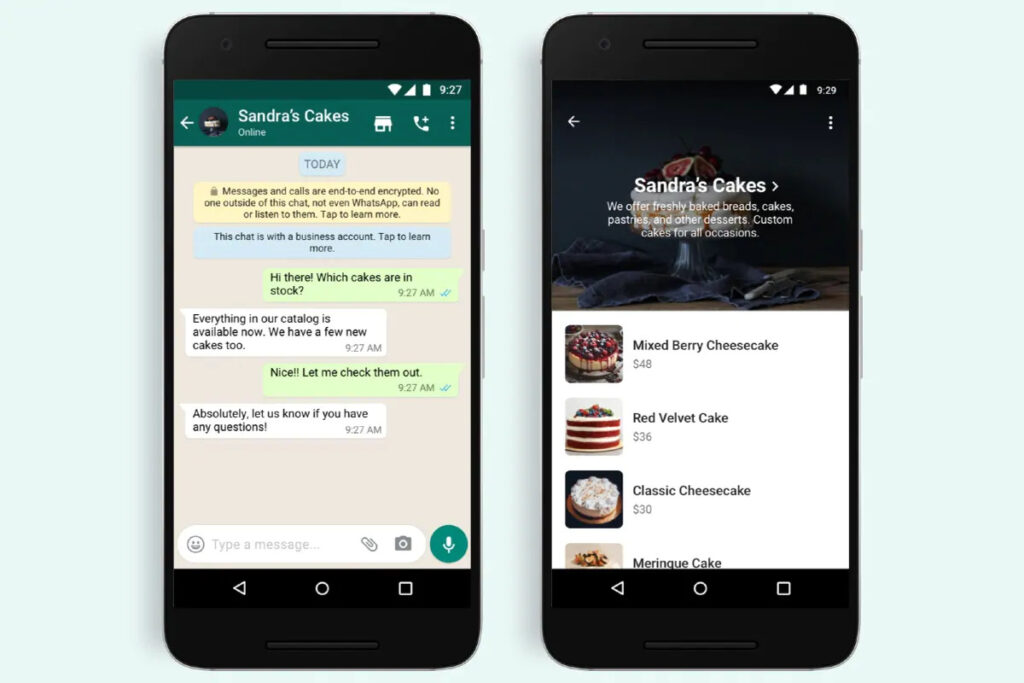 O botão de compras do WhatsApp já está disponível na versão definitiva do app