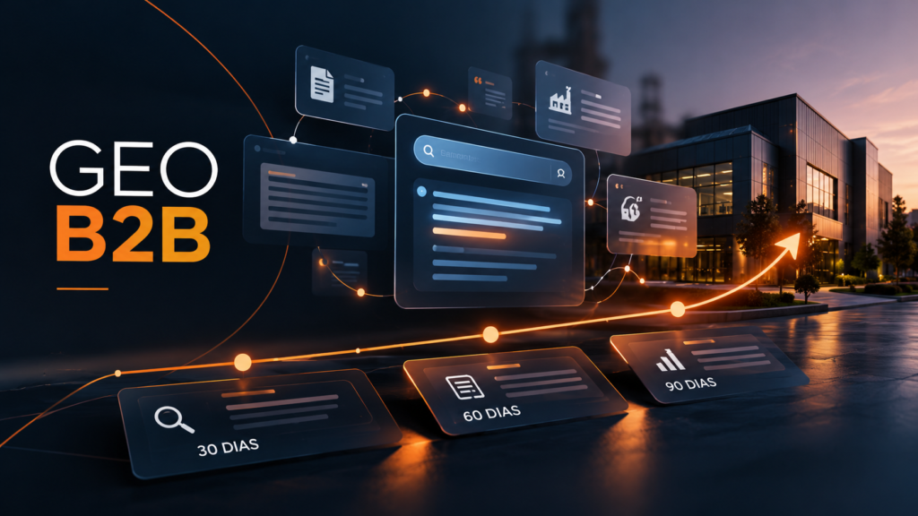 GEO para empresas B2B: como estruturar uma estratégia em 90 dias